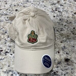 Smathers & Branson Needlepoint Baseball Cap with Sea Island Logo
